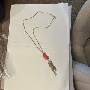 Kendra Scott Rayne Red Pendant Necklace